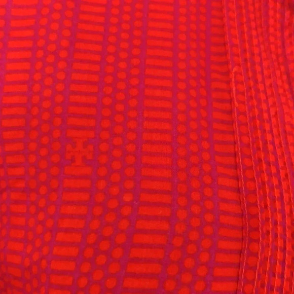 Tory Burch Red and Purple Pool Beach Cover-up Dress - Picture 3 of 7